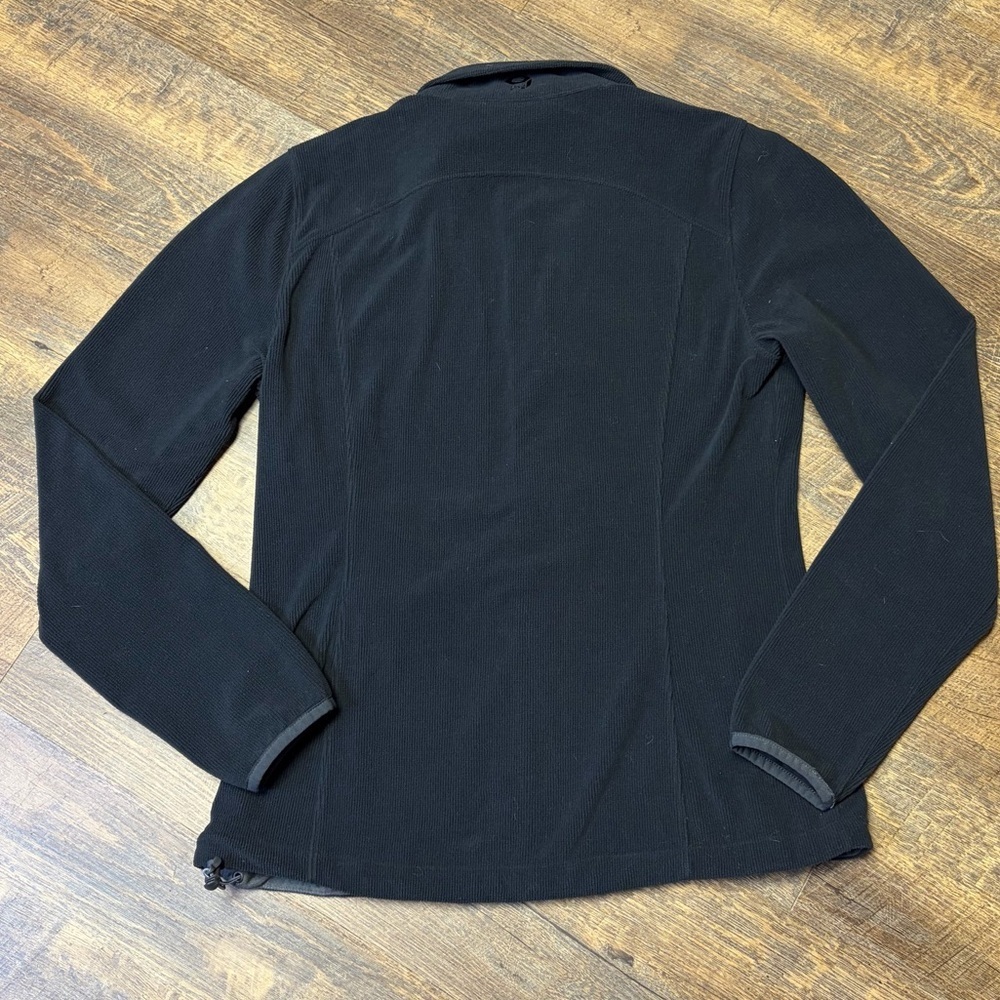 Mountain Hardwear Fleece Full Zip Jacket Women's Medium Outdoor Black Gray - Picture 13 of 13